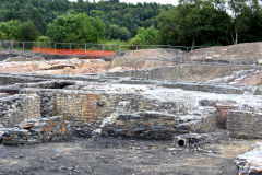 
This pipe is actually one of the few surviving remains of the Thorne Electrical works built after WW2 and demolished in 1993, Cyfarthfa Ironworks, September 2013